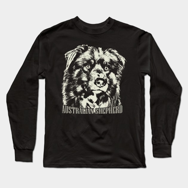 Australian Shepherd  - Aussie Long Sleeve T-Shirt by Nartissima